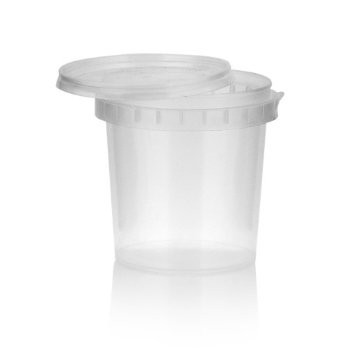 Plastic PP Container CLEAR 180ml (Lid sold seperately)