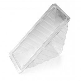 PET Sandwich Wedge Container