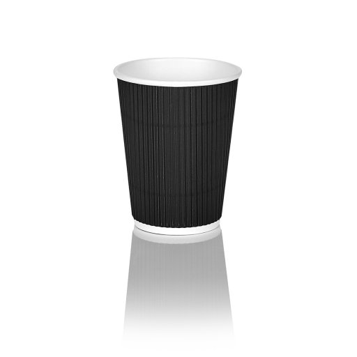 Paper Ripple Cup Black 14oz