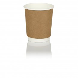 Paper cup Double Wall KRAFT 8oz