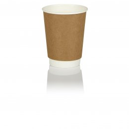 Paper cup Double Wall KRAFT 14oz