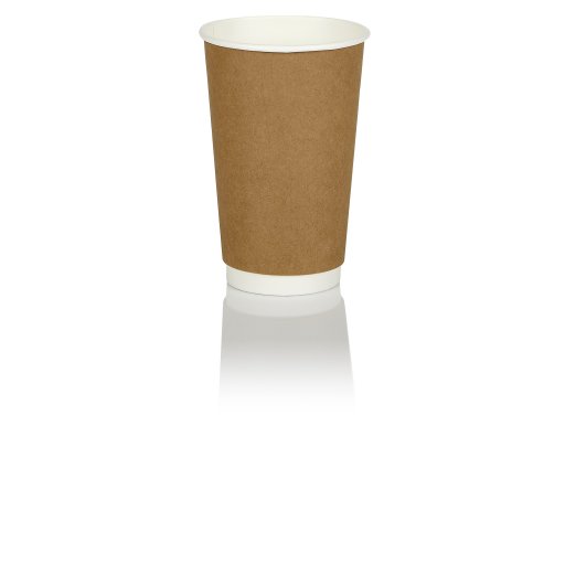Paper cup Double Wall KRAFT 16oz